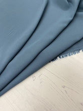 Load image into Gallery viewer, Plain teal blue viscose fabric - 1/2mtr