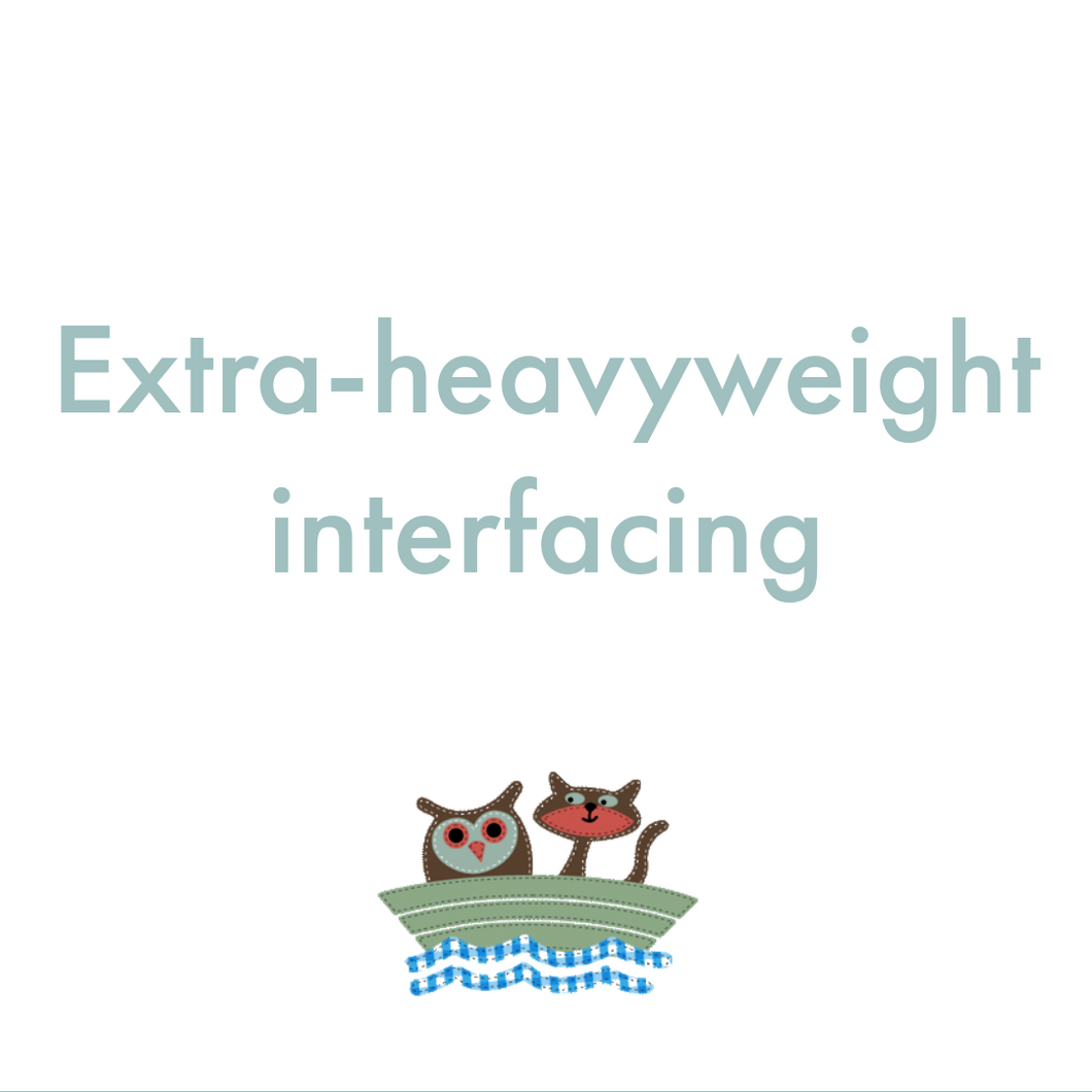 Interfacing Extra Heavy Weight Iron On