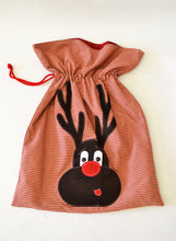 Load image into Gallery viewer, Christmas Reindeer Sack Pattern