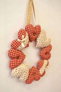 Hanging Heart Wreath Pattern