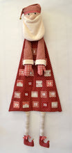 Load image into Gallery viewer, Santa Advent Calendar Pattern