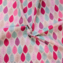 Load image into Gallery viewer, Autumn Leaves Fabric - pretty pastels cotton