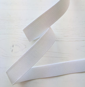 Waistband Elastic - white and black available