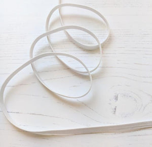 Elastic - white 3mm