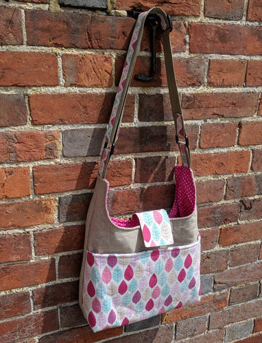 Barcelona Bag sewing pattern pdf and paper