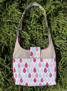 Barcelona Bag sewing pattern pdf and paper