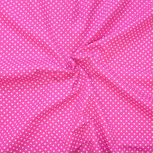 Load image into Gallery viewer, bright pink cotton fabric owl and sewing cat