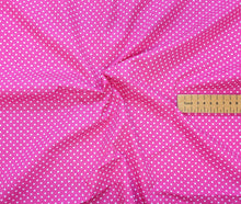 Load image into Gallery viewer, bright pink cotton fabric owl and sewing cat
