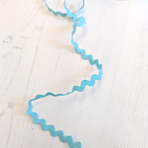 Ric Rac 9mm - mint/turquoise