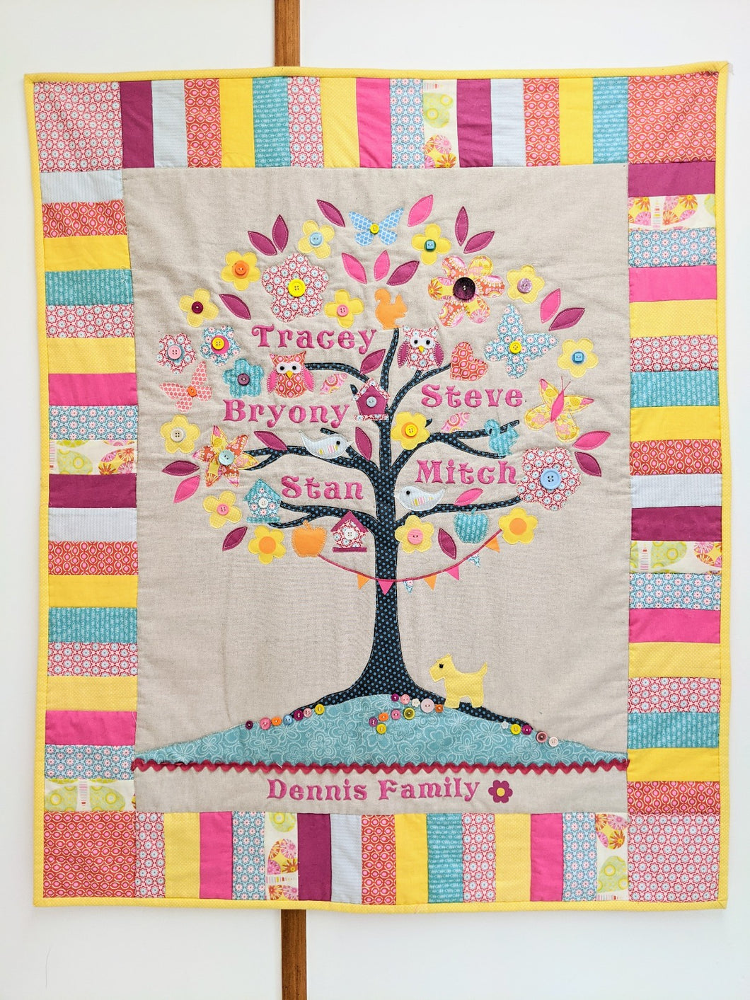 Family Tree Quilt Template