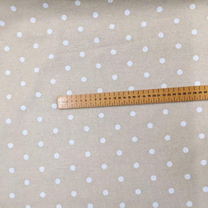 Neutral spot cotton fabric