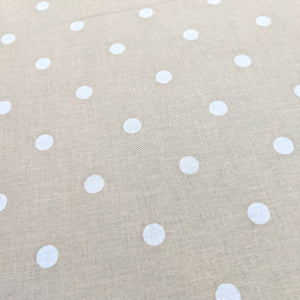 Neutral spot cotton fabric