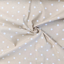 Load image into Gallery viewer, Neutral spot cotton fabric