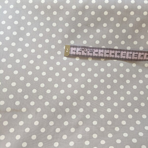 Light Grey Medium Spot - 1/2 metre