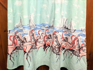Flamingo dress Handmade Sample
