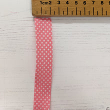 Load image into Gallery viewer, Bias Binding 20mm - pink spot
