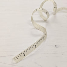 Load image into Gallery viewer, Cute Tape Measure Ribbon - 9mm -cream