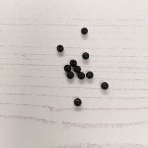 Black Beads - 4mm