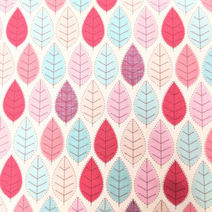 Autumn Leaves - pretty pastels - 1/2 mtr