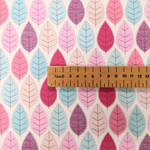 Load image into Gallery viewer, Autumn Leaves - pretty pastels - 1/2 mtr