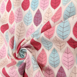 Autumn Leaves - pretty pastels - 1/2 mtr