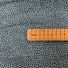 Load image into Gallery viewer, Dotty viscose fabric in fern green - 1/2mtr