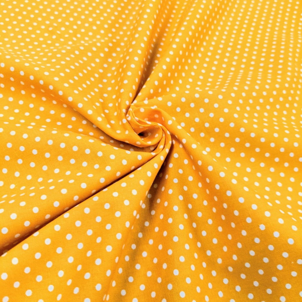 Yellow mustard small spot - 1/2 metre