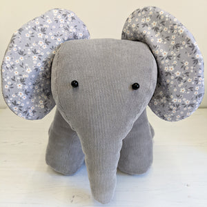 Ella Elephant Sewing Kit - grey