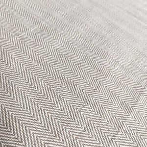 Herringbone Woven Heavyweight Fabric x 1/2 metre - Natural
