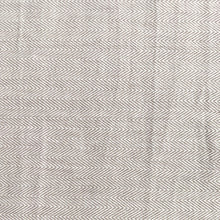 Load image into Gallery viewer, Herringbone Woven Heavyweight Fabric x 1/2 metre - Natural