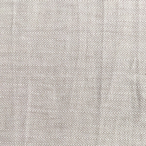 Herringbone Woven Heavyweight Fabric x 1/2 metre - Natural