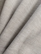 Load image into Gallery viewer, Herringbone Woven Heavyweight Fabric x 1/2 metre - Natural