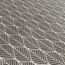 Load image into Gallery viewer, Grey Geometric Leaf Heavyweight Fabric x 1/2 metre