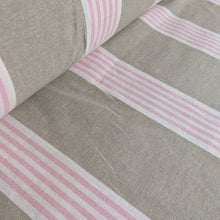 Load image into Gallery viewer, Wide Stripe Heavyweight Fabric x 1/2 metre - pink