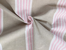 Load image into Gallery viewer, Wide Stripe Heavyweight Fabric x 1/2 metre - pink