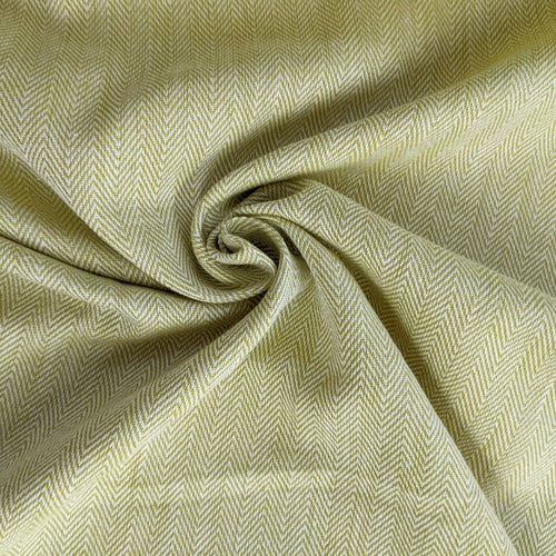 Lime Herringbone Heavyweight Fabric x 1/2 metre