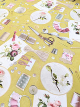 Load image into Gallery viewer, Olive - lets craft heavyweight cotton fabric - 1/2mtr