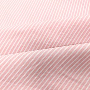 Pink pinstripe cotton fabric (wide) - 1/2 mtr