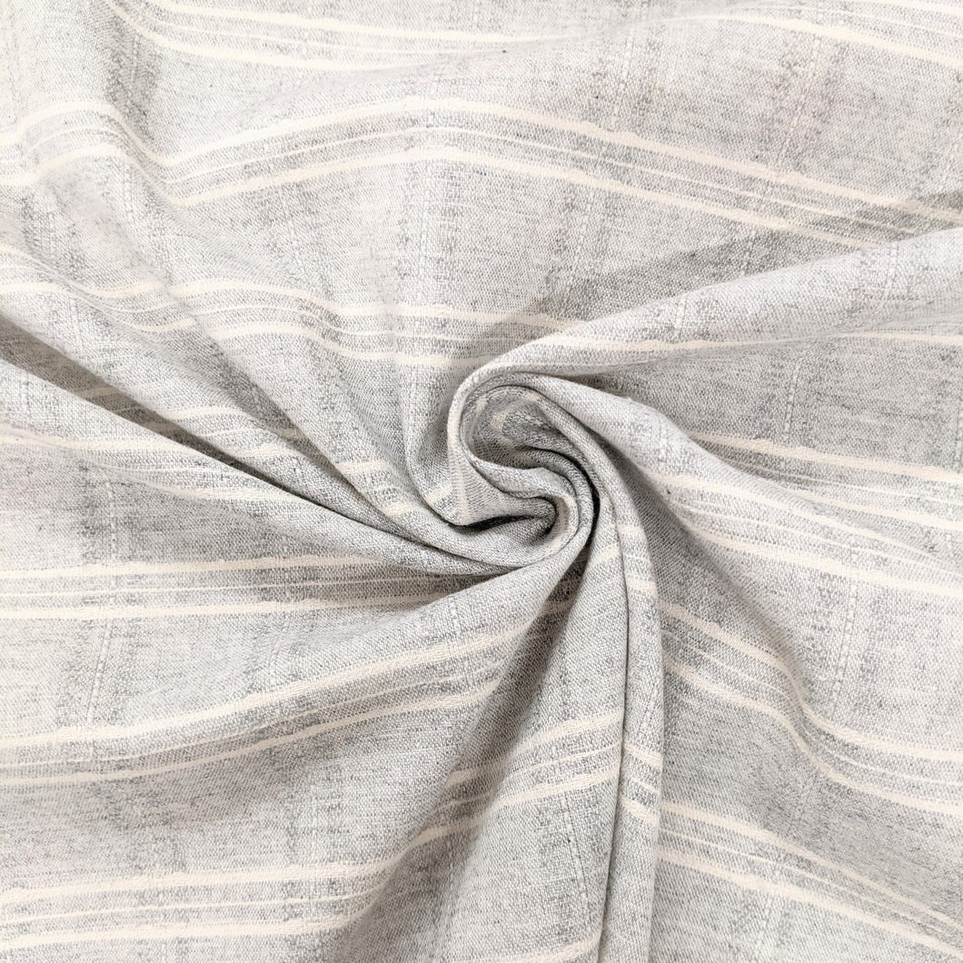 Light grey check fabric (wide) x 1/2mtr
