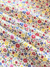 Load image into Gallery viewer, Spring ditsy floral cotton fabric - 1/2 metre - blue