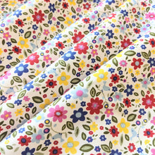 Load image into Gallery viewer, Spring ditsy floral cotton fabric - 1/2 metre - blue