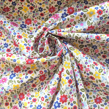 Load image into Gallery viewer, Spring ditsy floral cotton fabric - 1/2 metre - blue