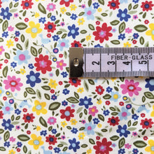 Load image into Gallery viewer, Spring ditsy floral cotton fabric - 1/2 metre - blue