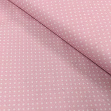 Load image into Gallery viewer, Baby pink spot cotton fabric (wide) - 1/2 mtr