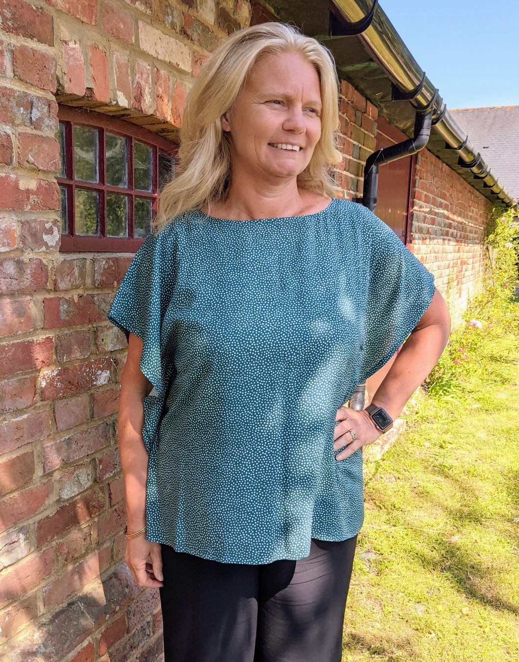 Side Drape Top Pattern (sizes S, M & L)