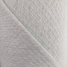 Load image into Gallery viewer, Light grey waffle jersey fabric - 1/2mtr