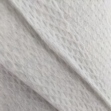 Load image into Gallery viewer, Light grey waffle jersey fabric - 1/2mtr - Dressmaking Fabric