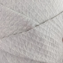 Load image into Gallery viewer, Light grey waffle jersey fabric - 1/2mtr - Dressmaking Fabric