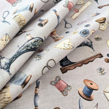 Load image into Gallery viewer, Grey - crafty heavyweight cotton fabric - 1/2mtr
