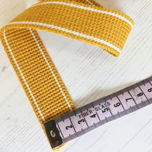 Load image into Gallery viewer, Strapping mustard with stripe - 30mm